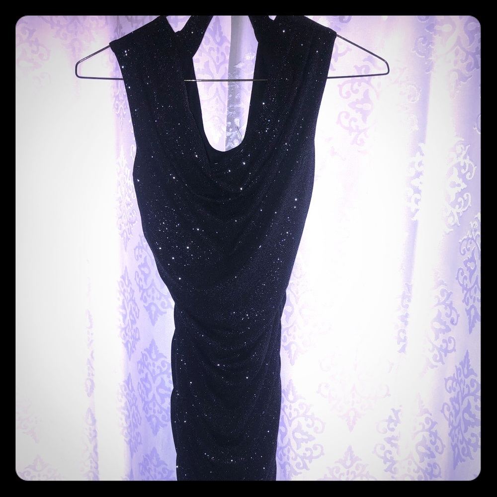 A mini dress
